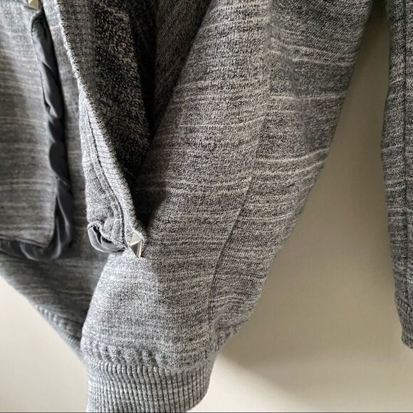 Aritiza “Wilfred” Rousseau Heather Grey Cardigan - Picture 9 of 10